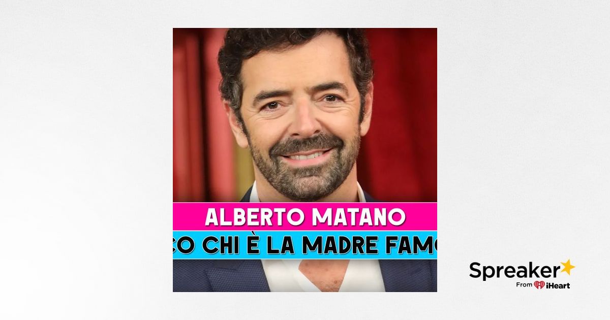 Alberto Matano Ecco Chi La Sua Mamma Famosa