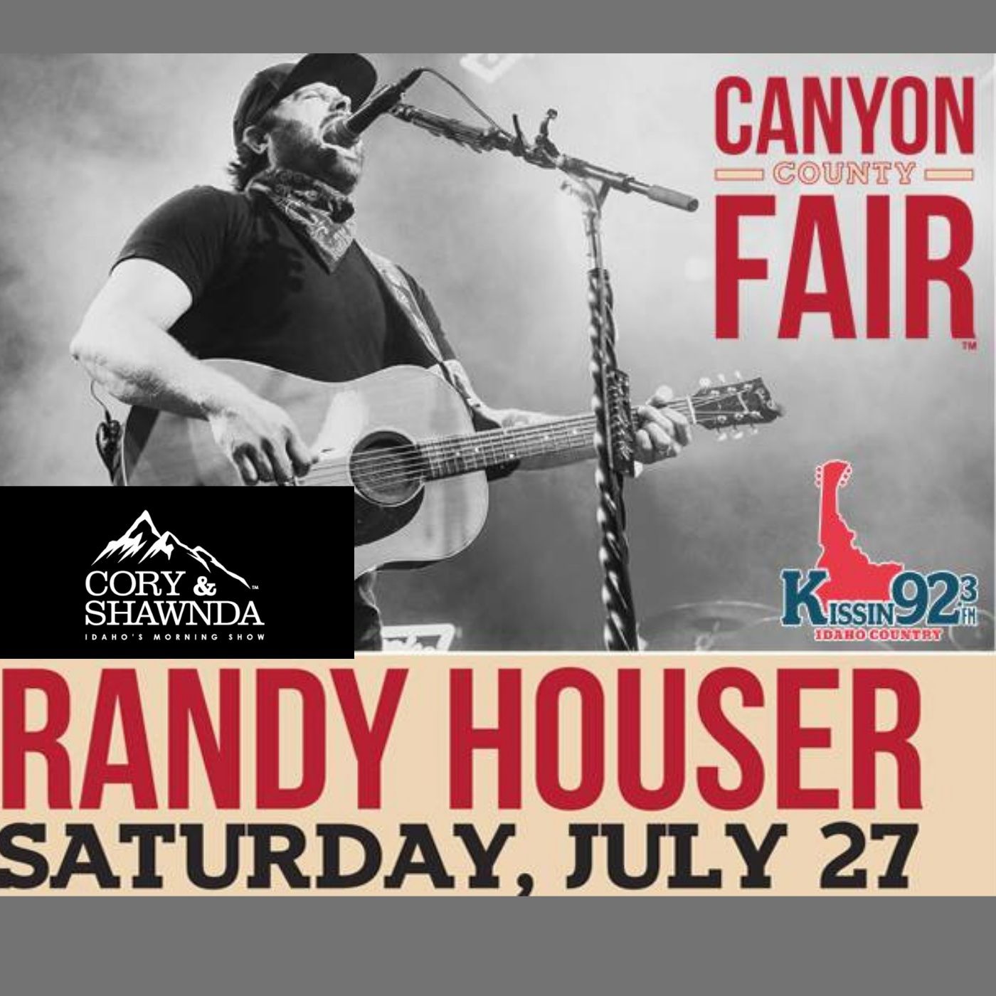 Randy Houser announcement @ 2019 Canyon Country Fair