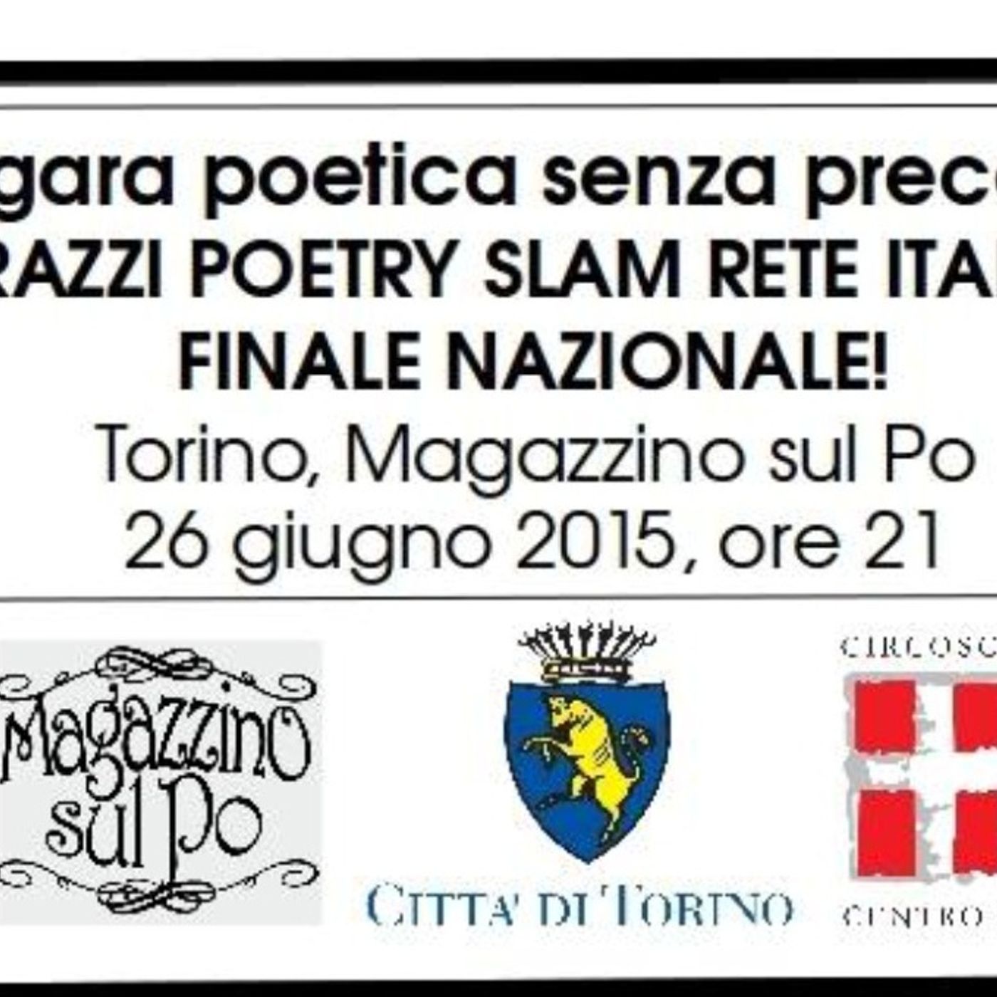 MURAZZI POETRY SLAM-FINALE NAZIONALE