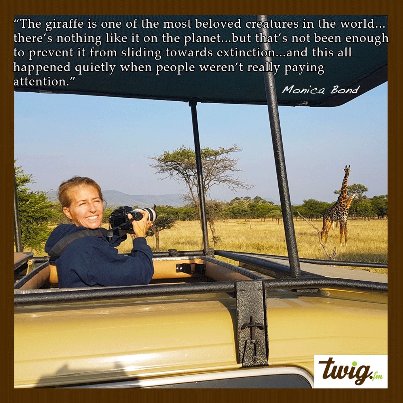 Monica Bond - World Giraffe Day