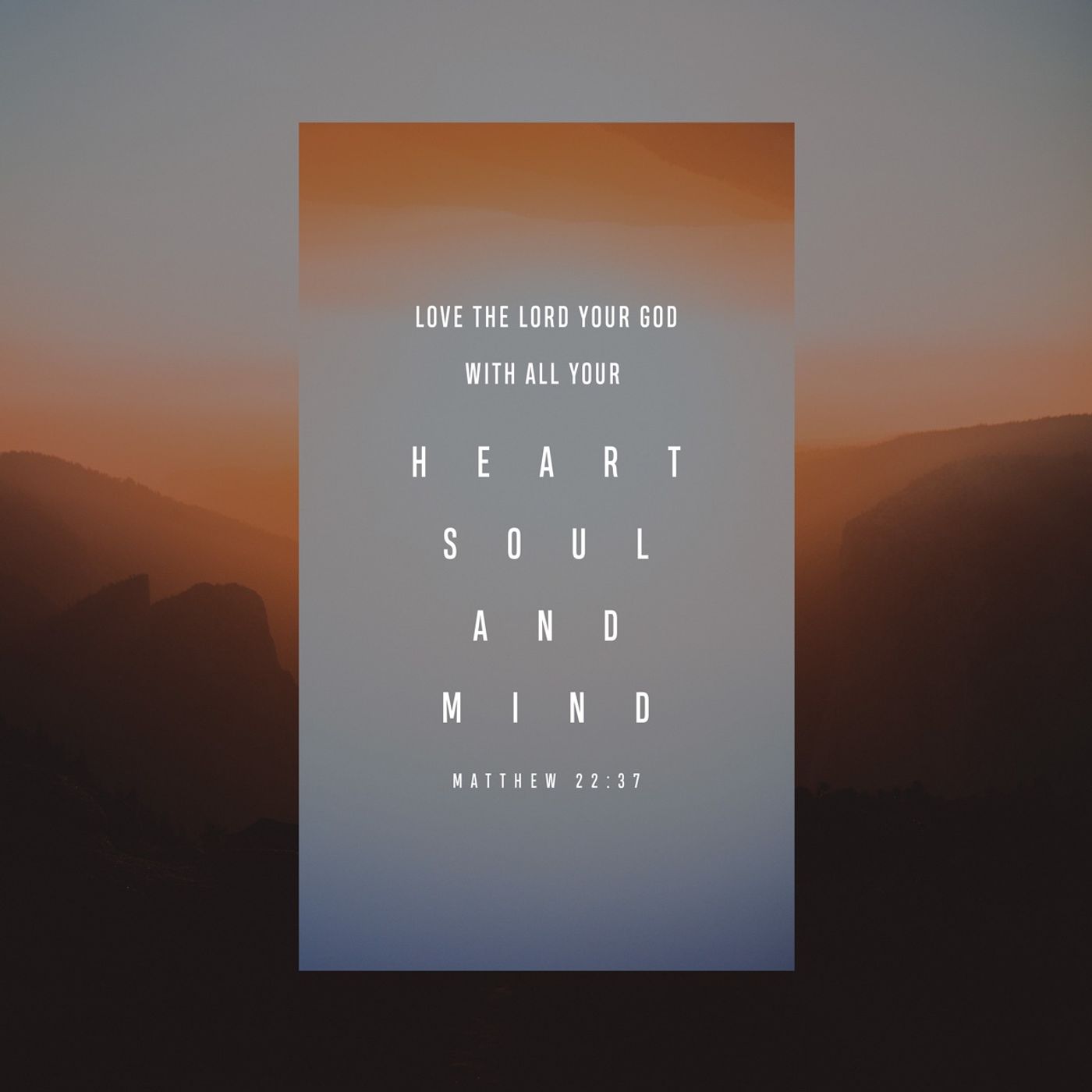 Matthew 22:37-39 - October 2, 2019