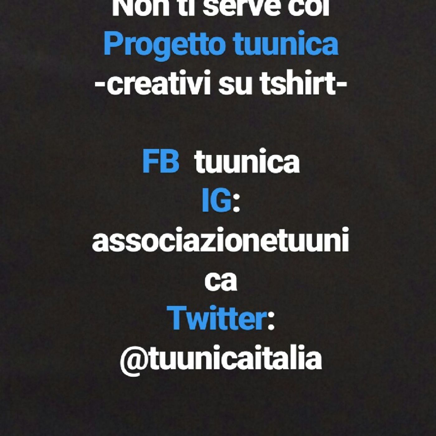 Blog-Sito?!Non Ti serve col Progetto Tuunica
