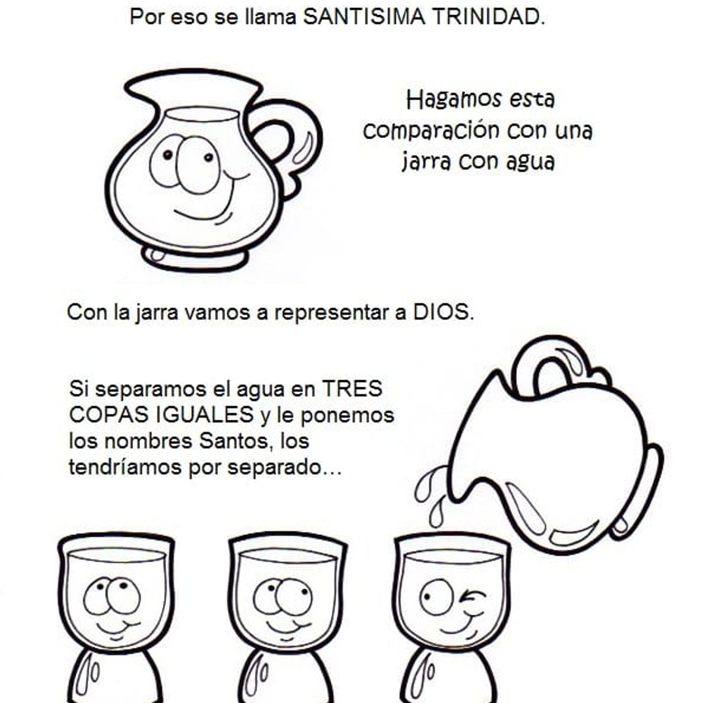 Junio 16. Dios padre Dios hijo y Dios Espíritu Santo
