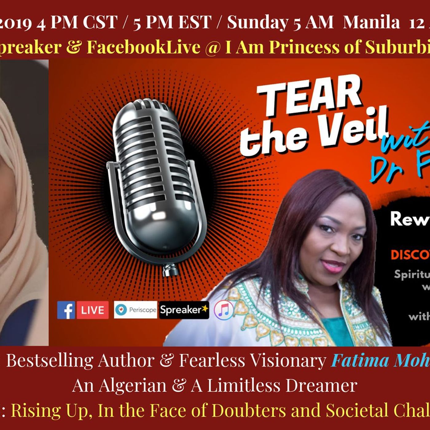 Ep1: Dr. Princess Fumi Interviews Algerian Bestselling Author, Fatima Mohammed