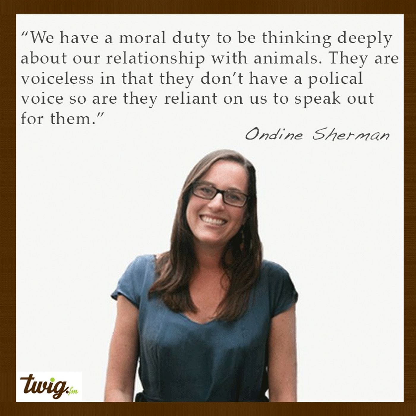 Ondine Sherman - The Power of Education To Ensure a Better Future For The Voiceless.