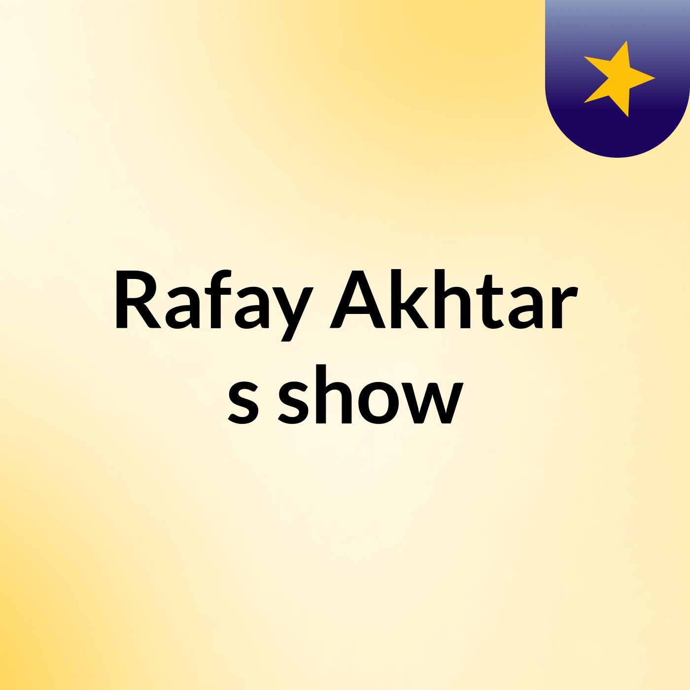 Rafay Akhtar's show