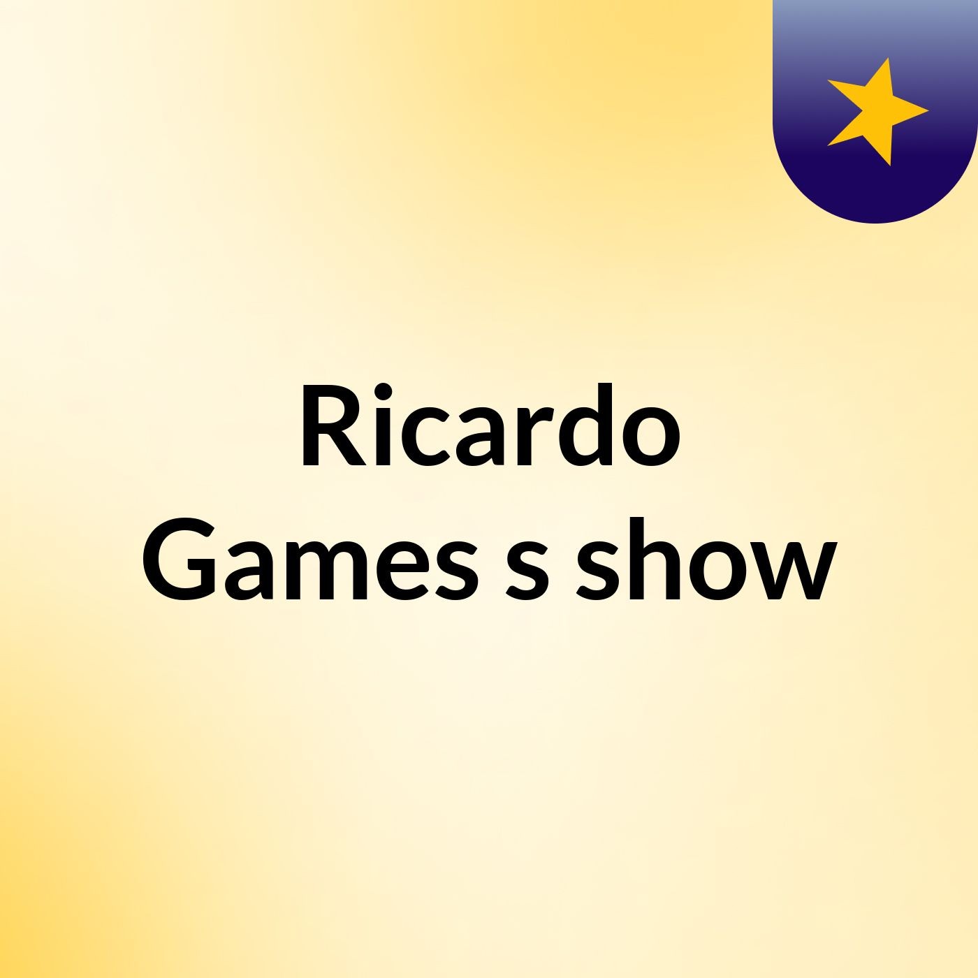 Ricardo Games's show