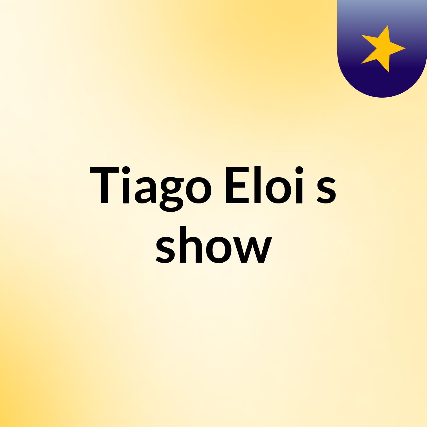 Tiago Eloi's show