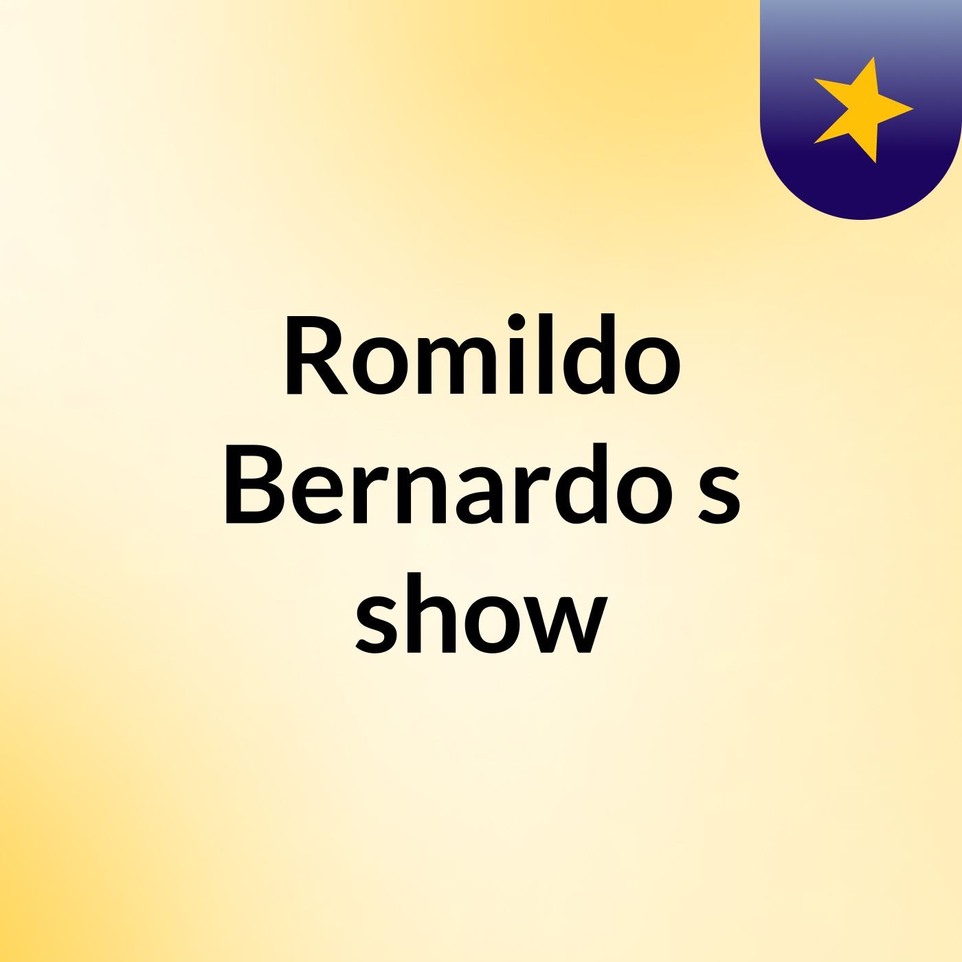 Romildo Bernardo's show