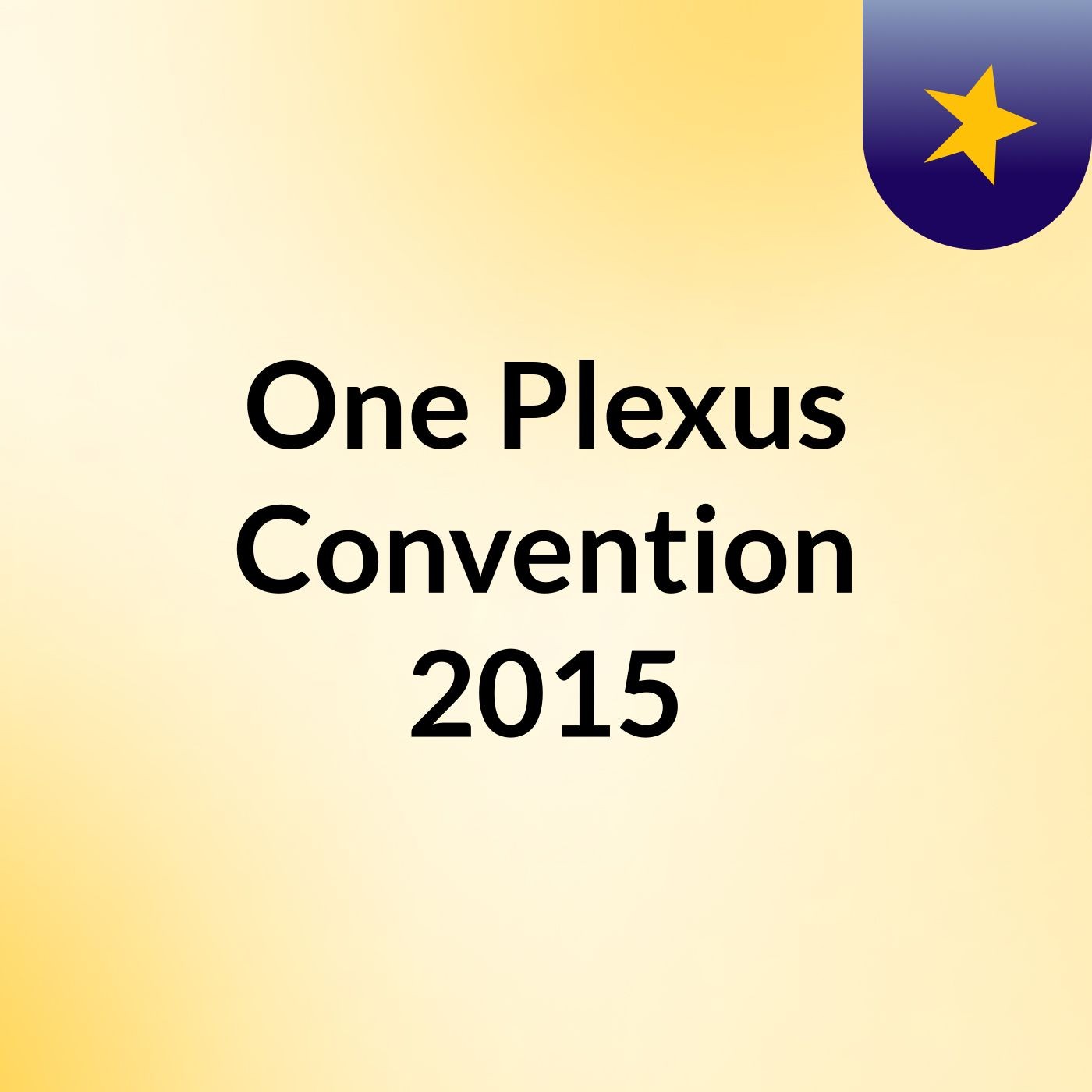 One Plexus Convention 2015