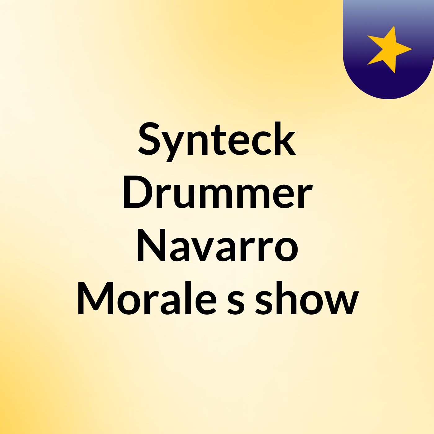 Synteck Drummer Navarro Morale's show