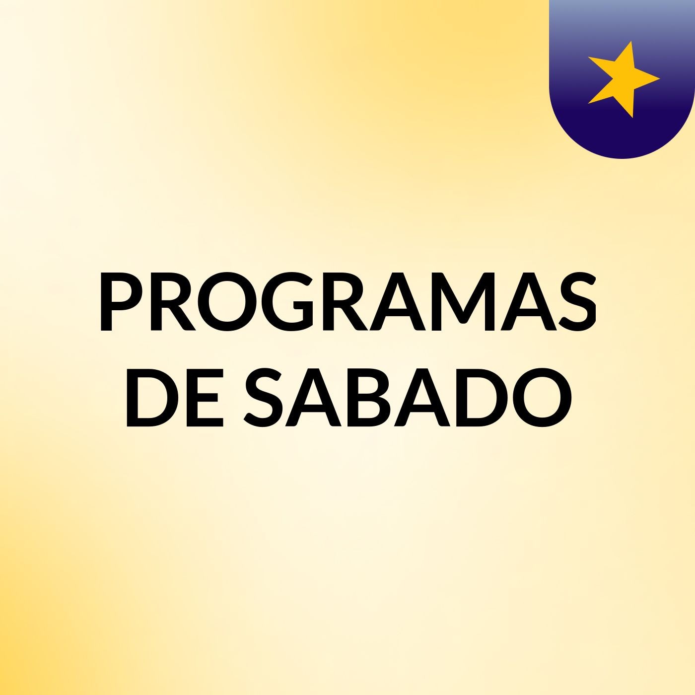 PROGRAMAS DE SABADO