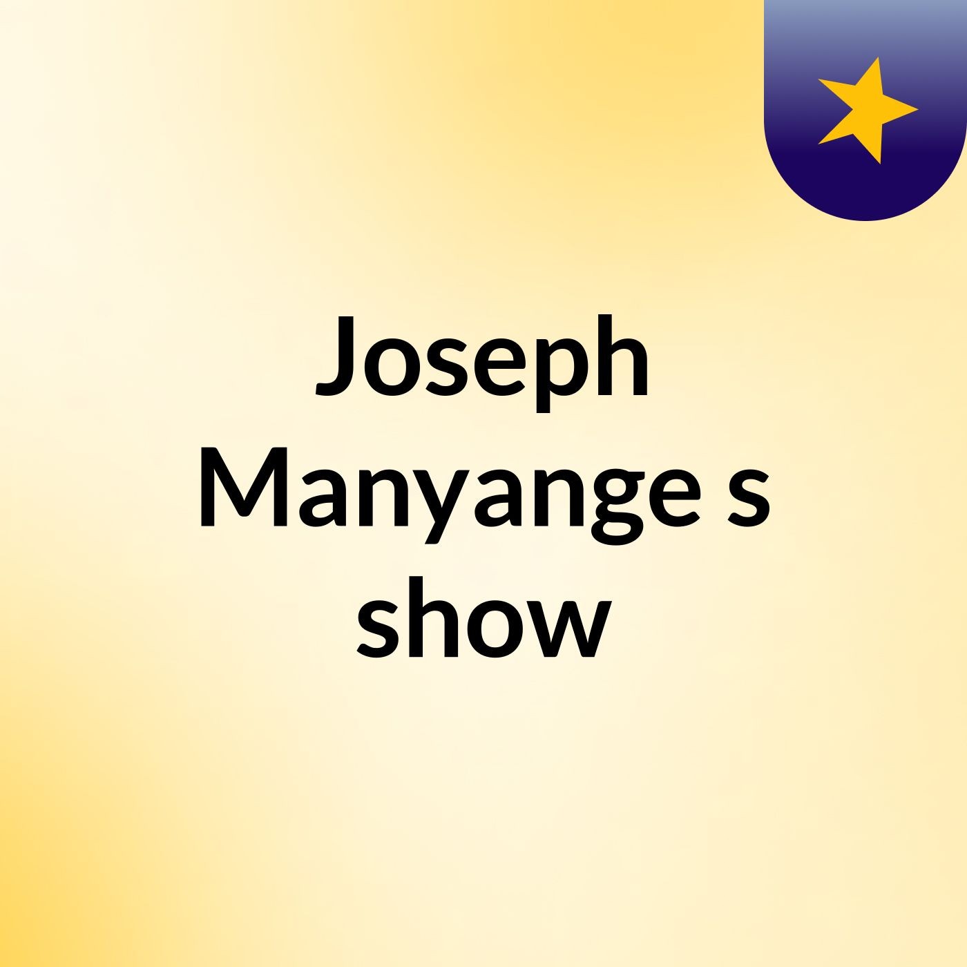 Joseph Manyange's show