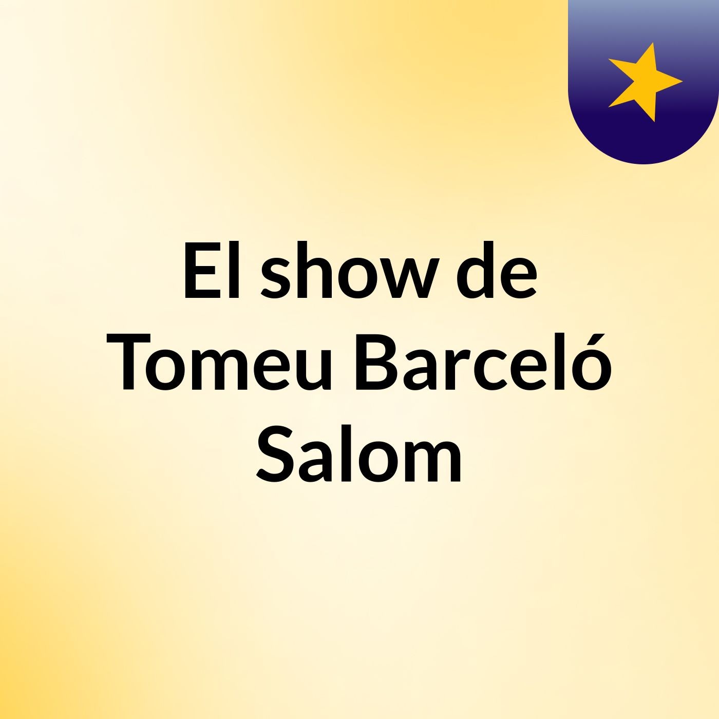 El show de Tomeu Barceló Salom