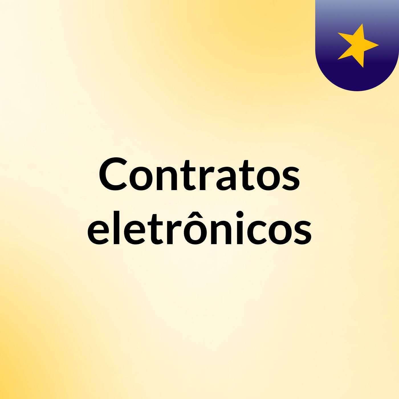 Contratos eletrônicos podcast artwork