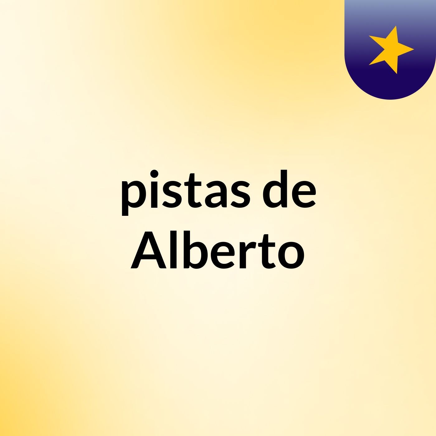 pistas de Alberto