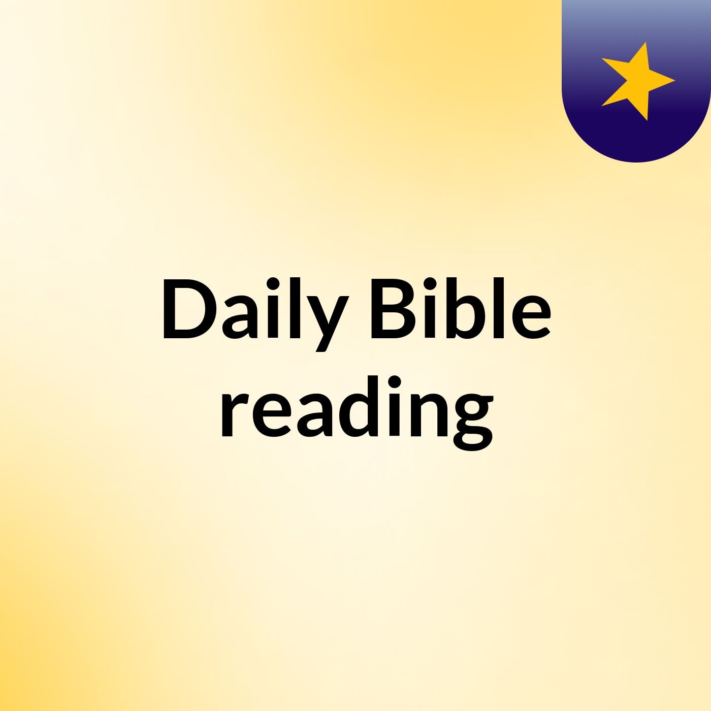 Daily Bible reading podcast artwork