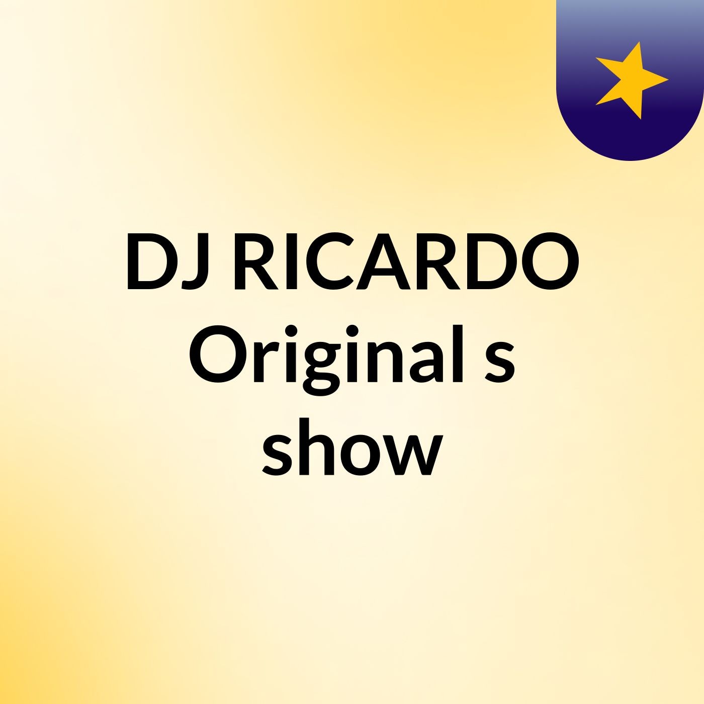 DJ RICARDO Original's show