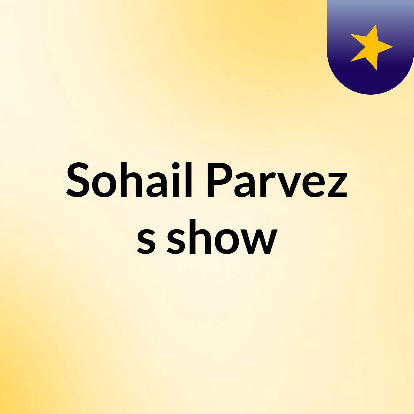 Sohail Parvez's show