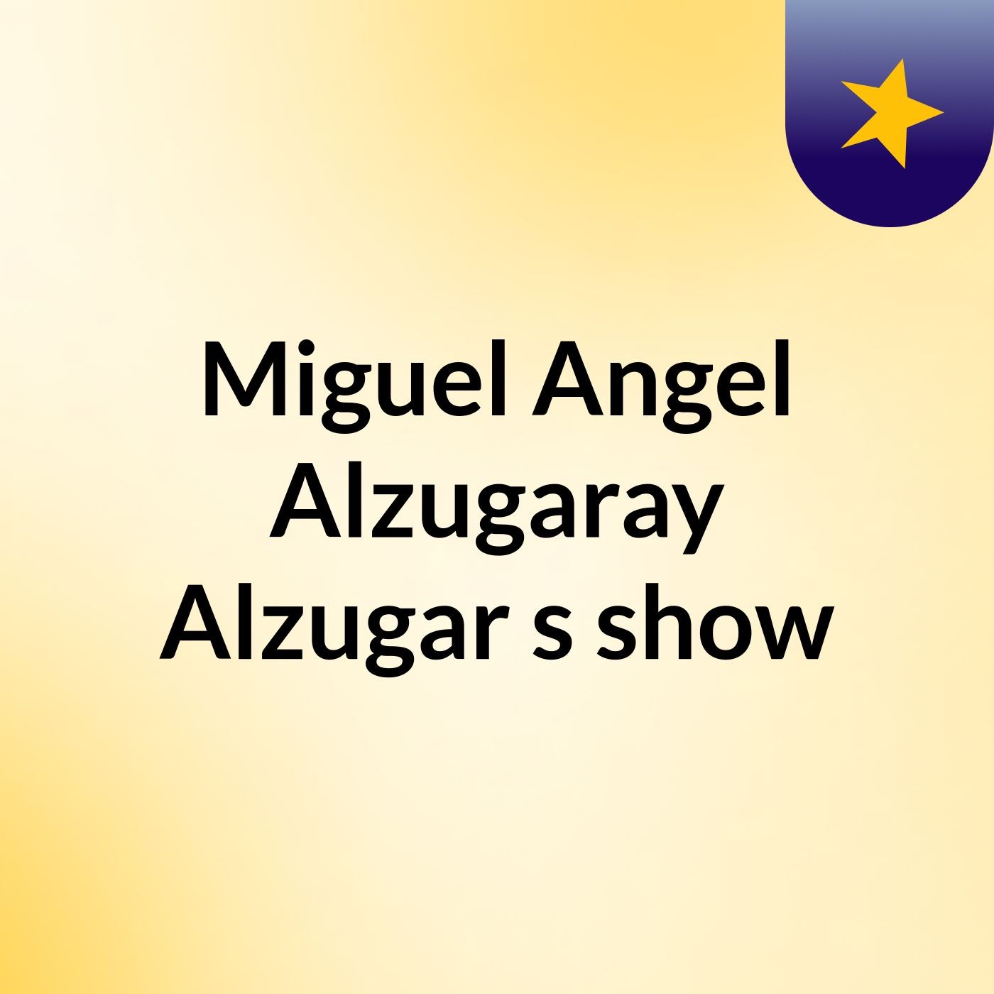 Miguel Angel Alzugaray Alzugar's show