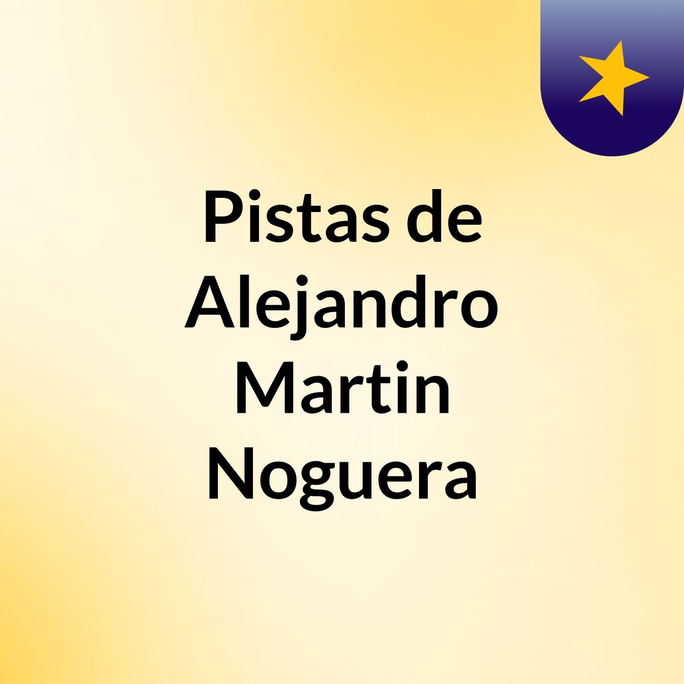 Pistas de Alejandro Martin Noguera