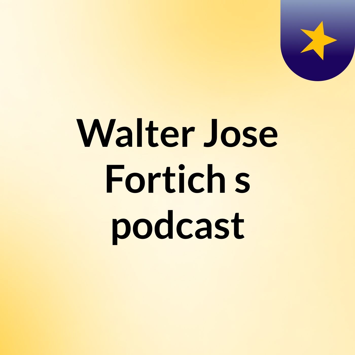 Walter Jose Fortich's podcast podcast artwork