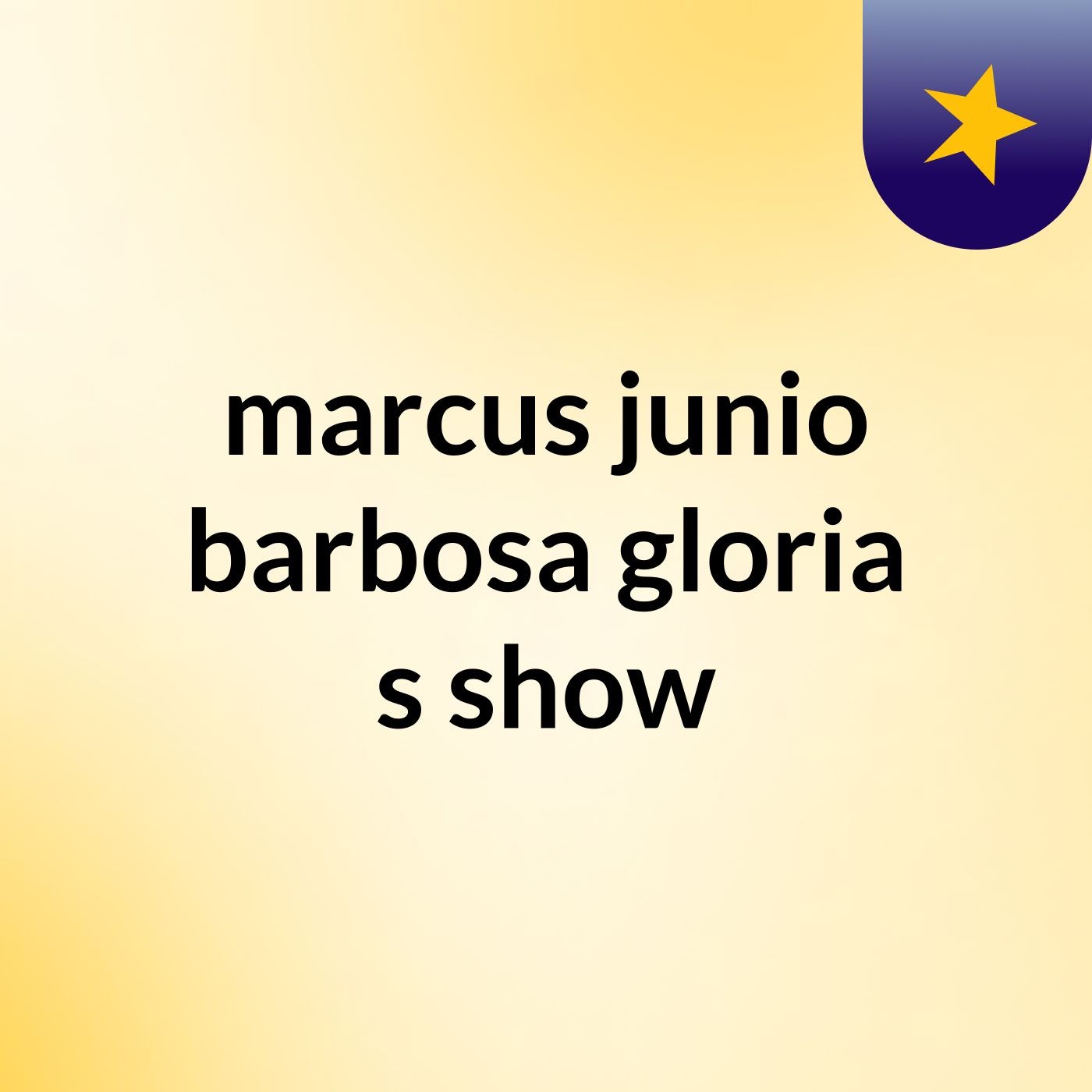 marcus junio barbosa gloria's show