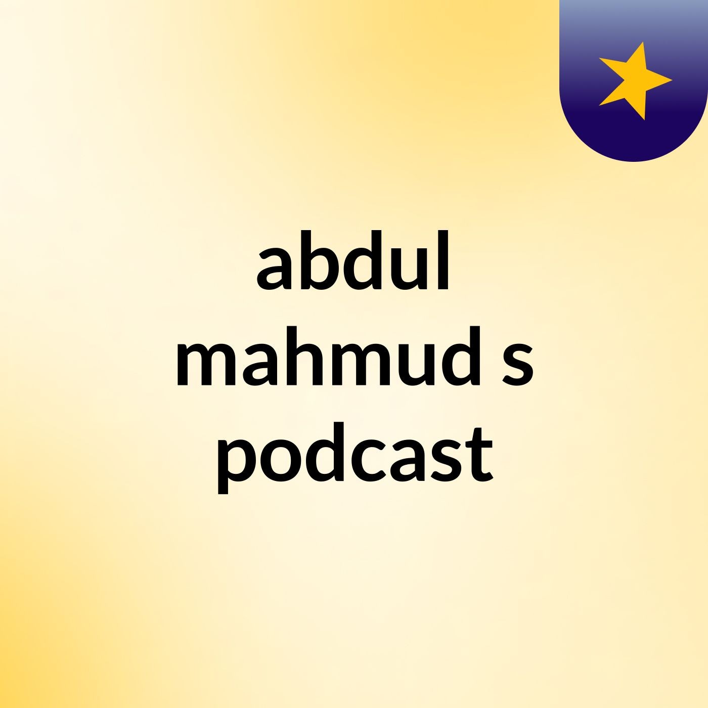 abdul mahmud's podcast podcast artwork