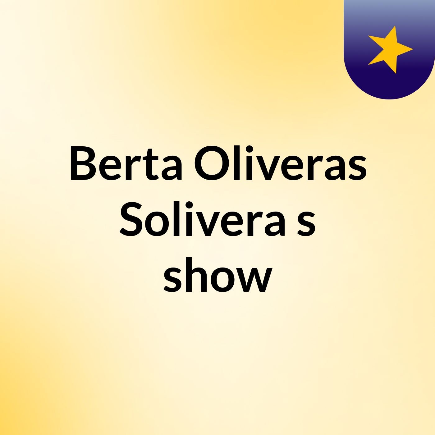 Berta Oliveras Solivera's show