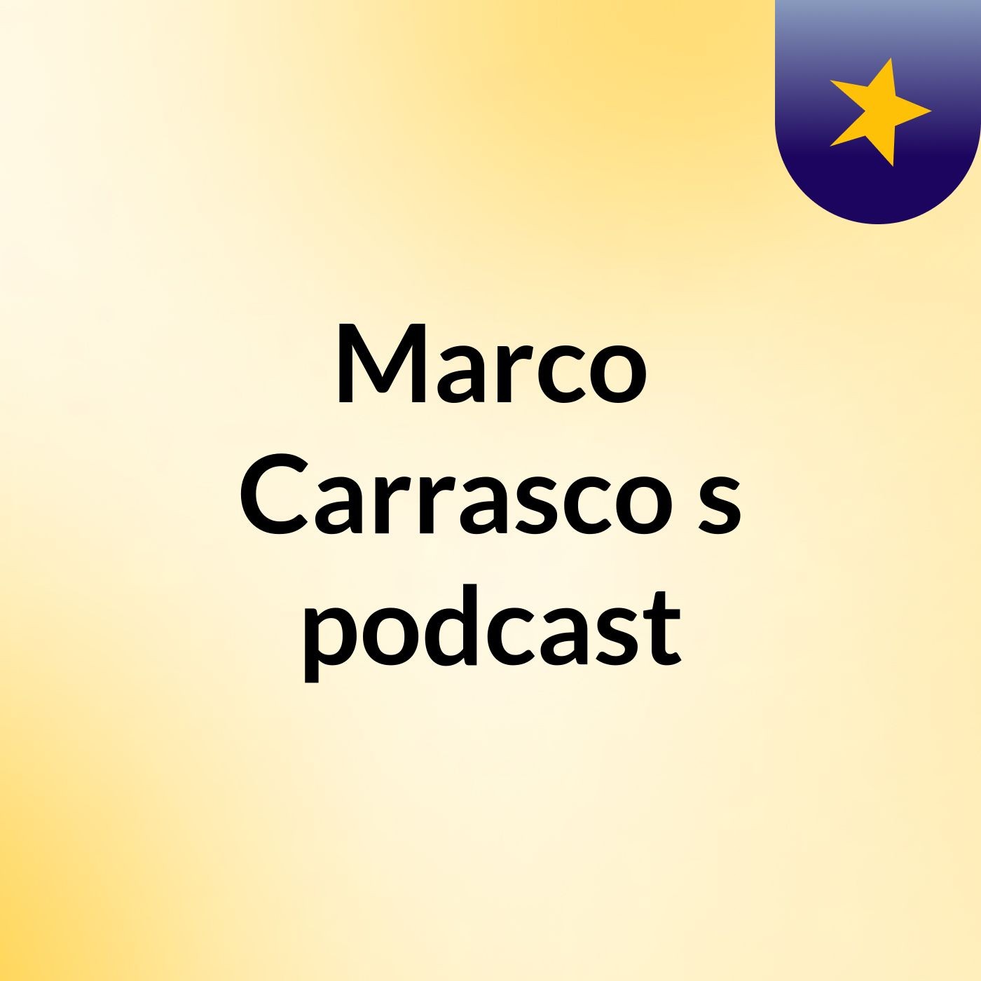 Marco Carrasco's podcast podcast artwork
