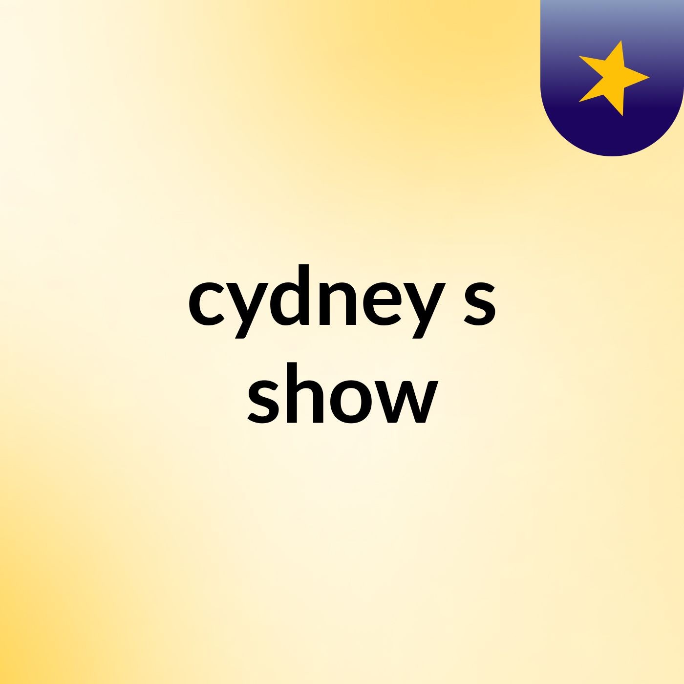 cydney's show