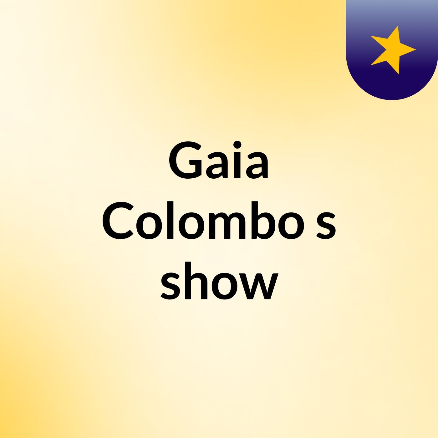 Gaia Colombo's show