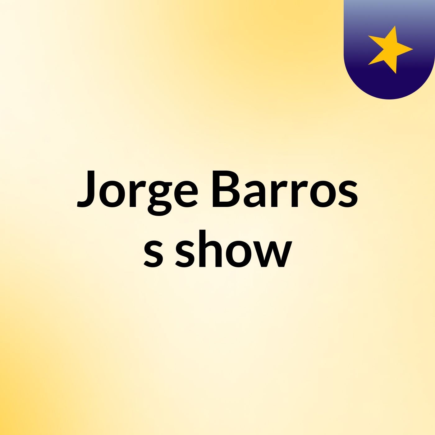 Jorge Barros's show