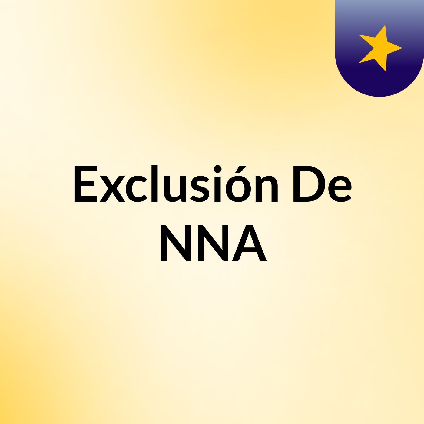 Exclusión De NNA