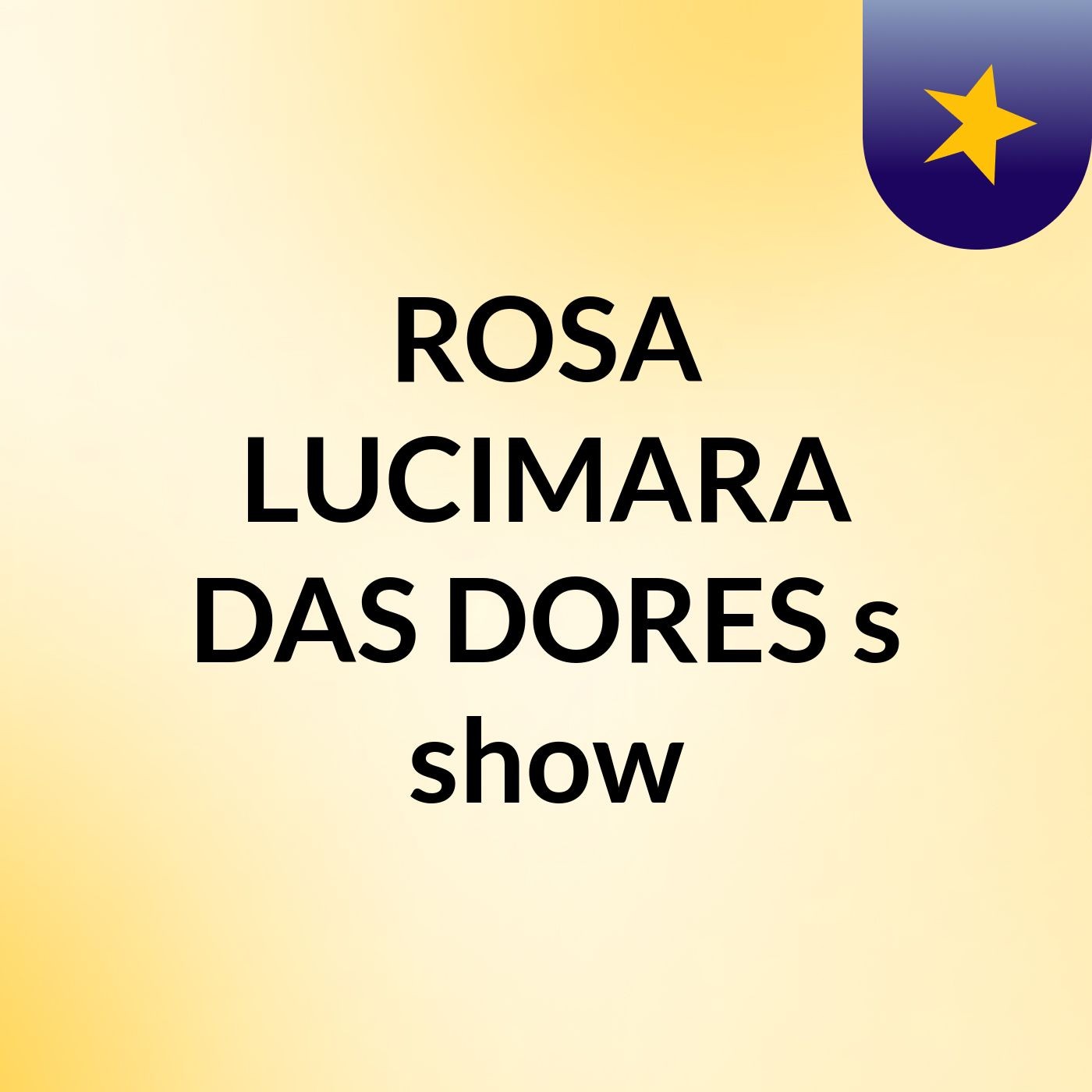 Primeira Parte "O Menino e o foguete" - ROSA LUCIMARA DAS DORES's show