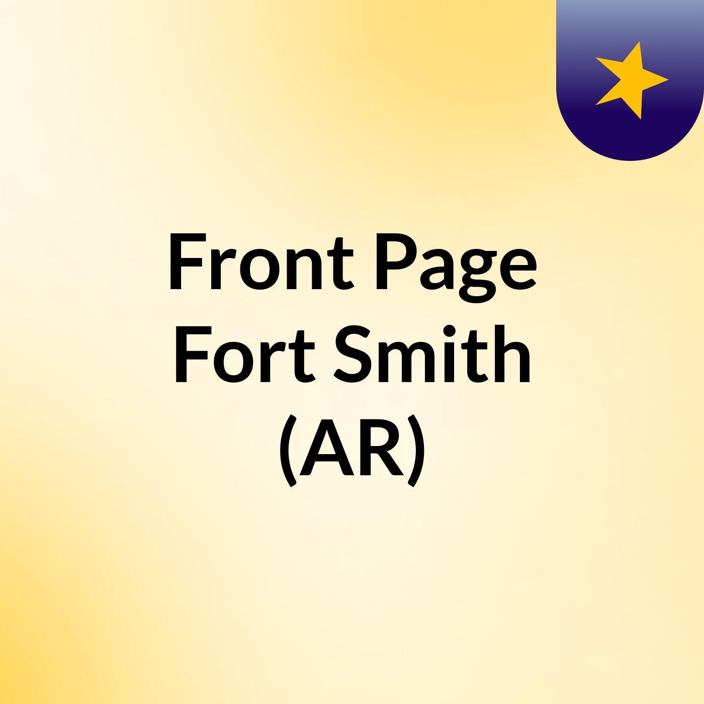 Front Page Fort Smith (AR)