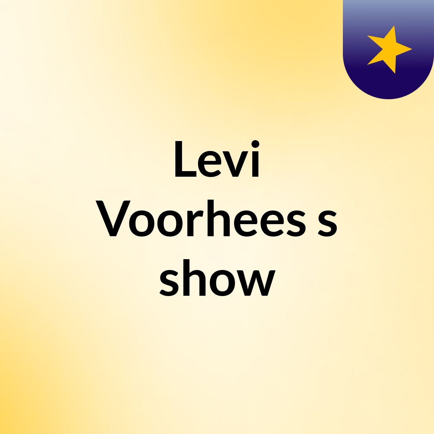 Levi Voorhees's show