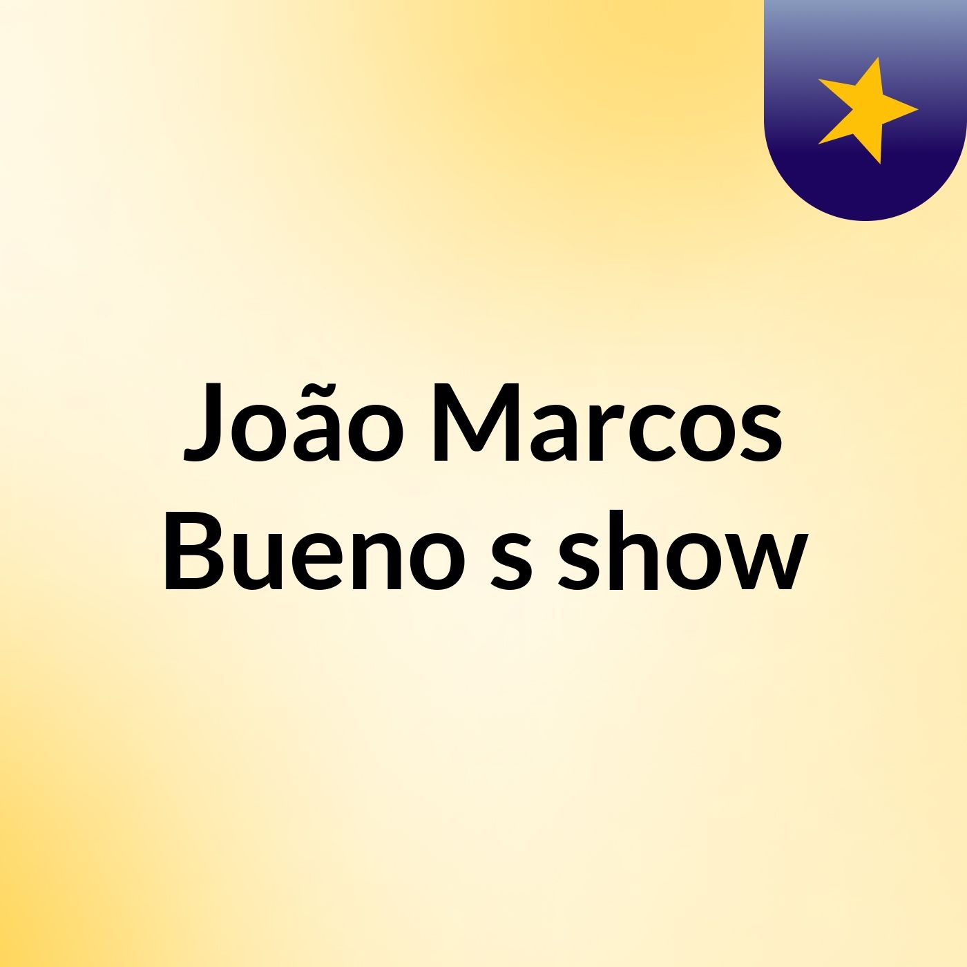 João Marcos Bueno's show