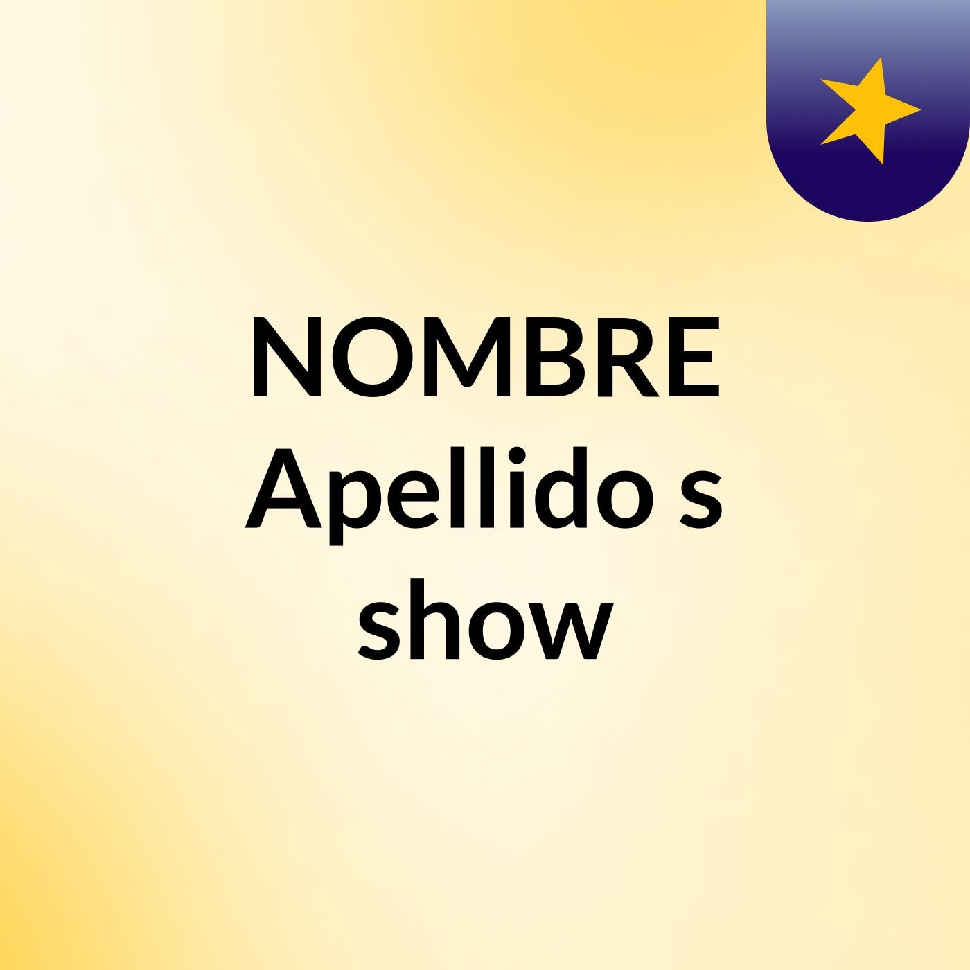 NOMBRE Apellido's show