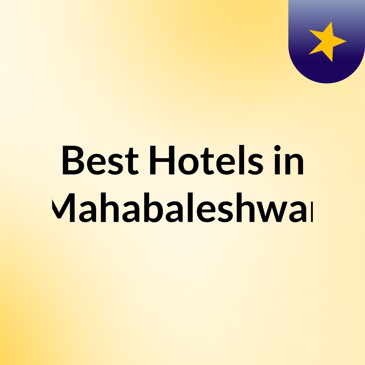Best Hotels in Mahabaleshwar podcast artwork