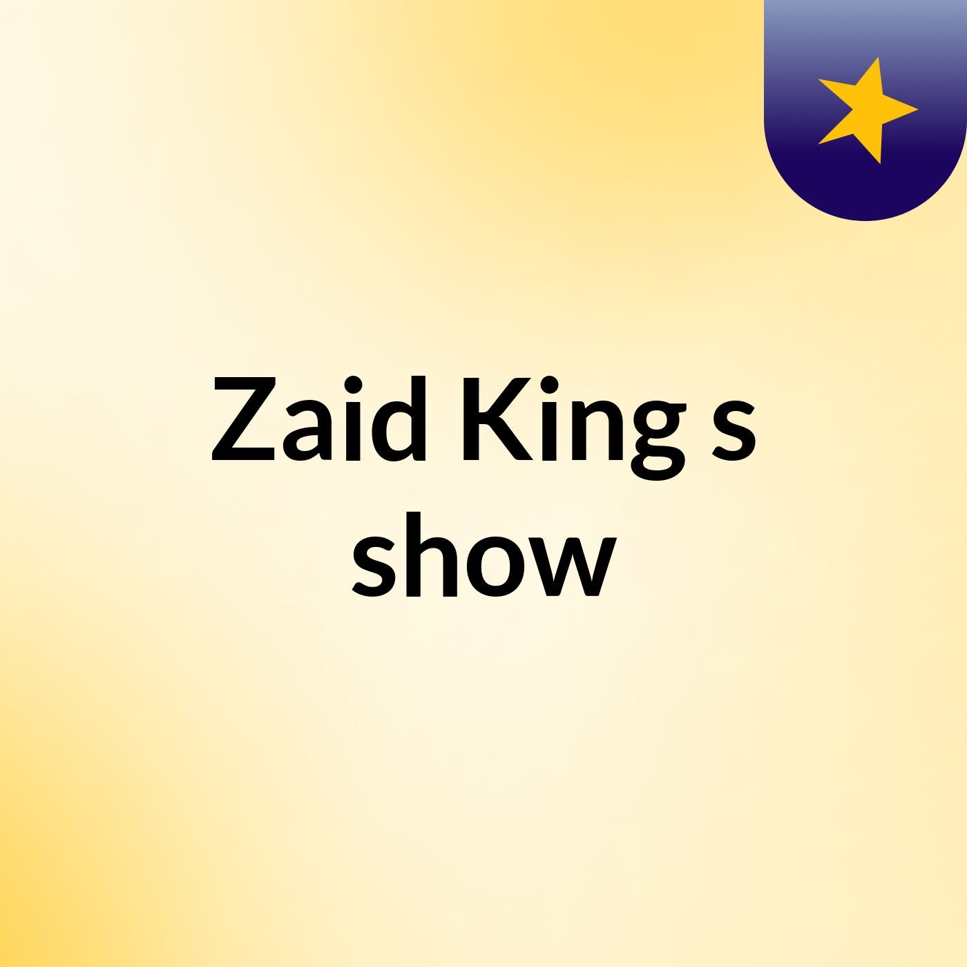 Zaid King's show