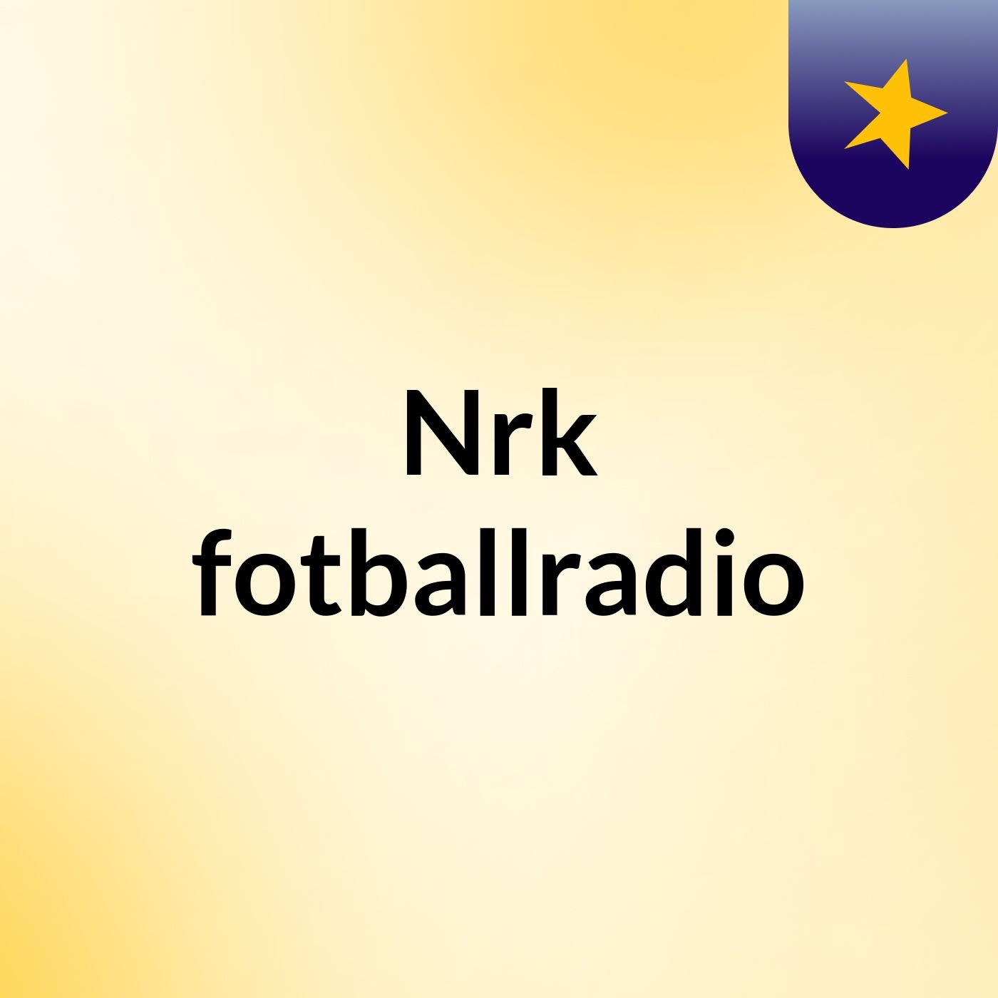 Nrk fotballradio podcast artwork