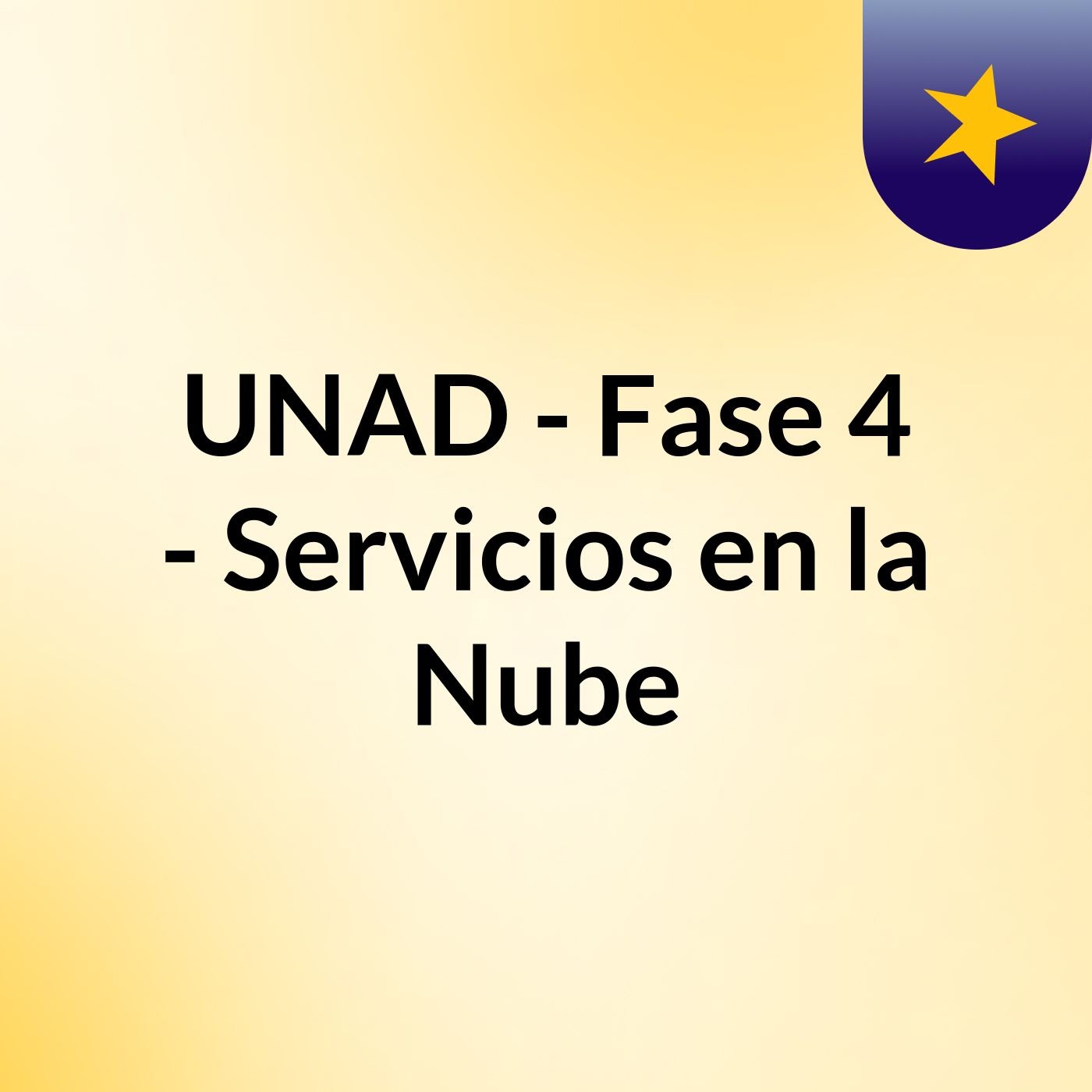 UNAD - Fase 4 - Servicios en la Nube podcast artwork