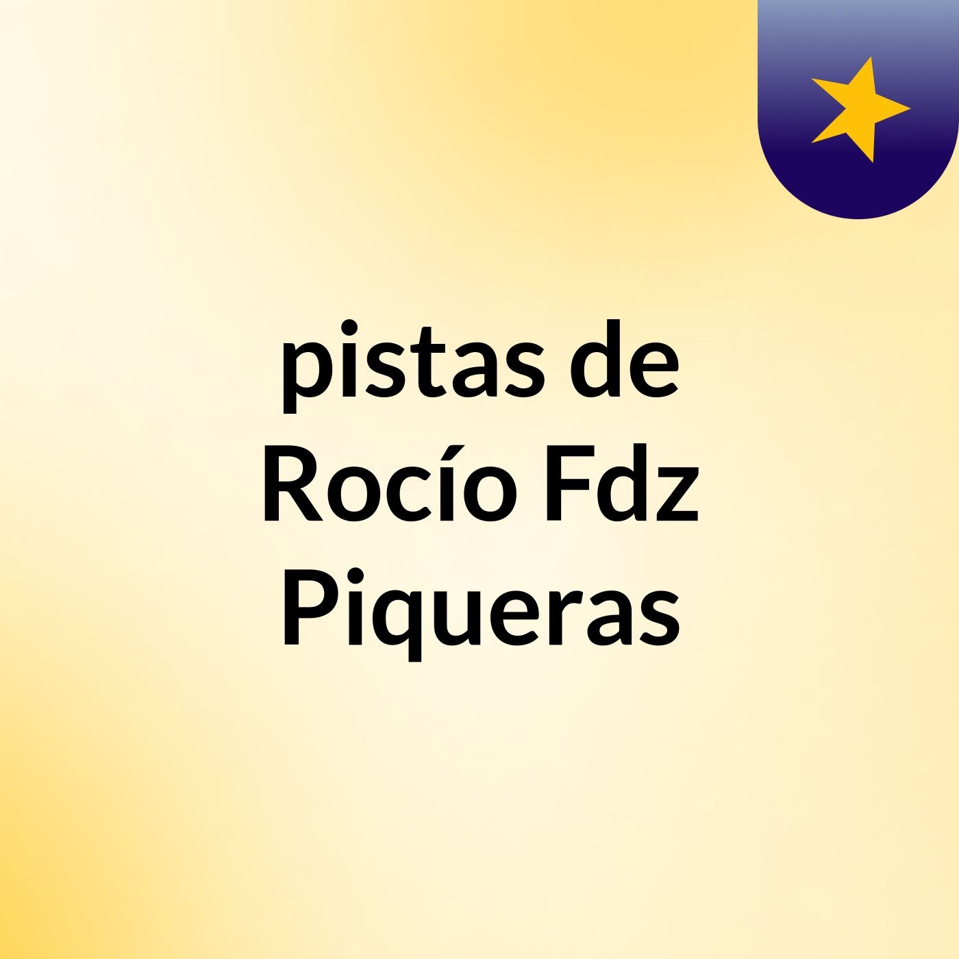 pistas de Rocío Fdz Piqueras