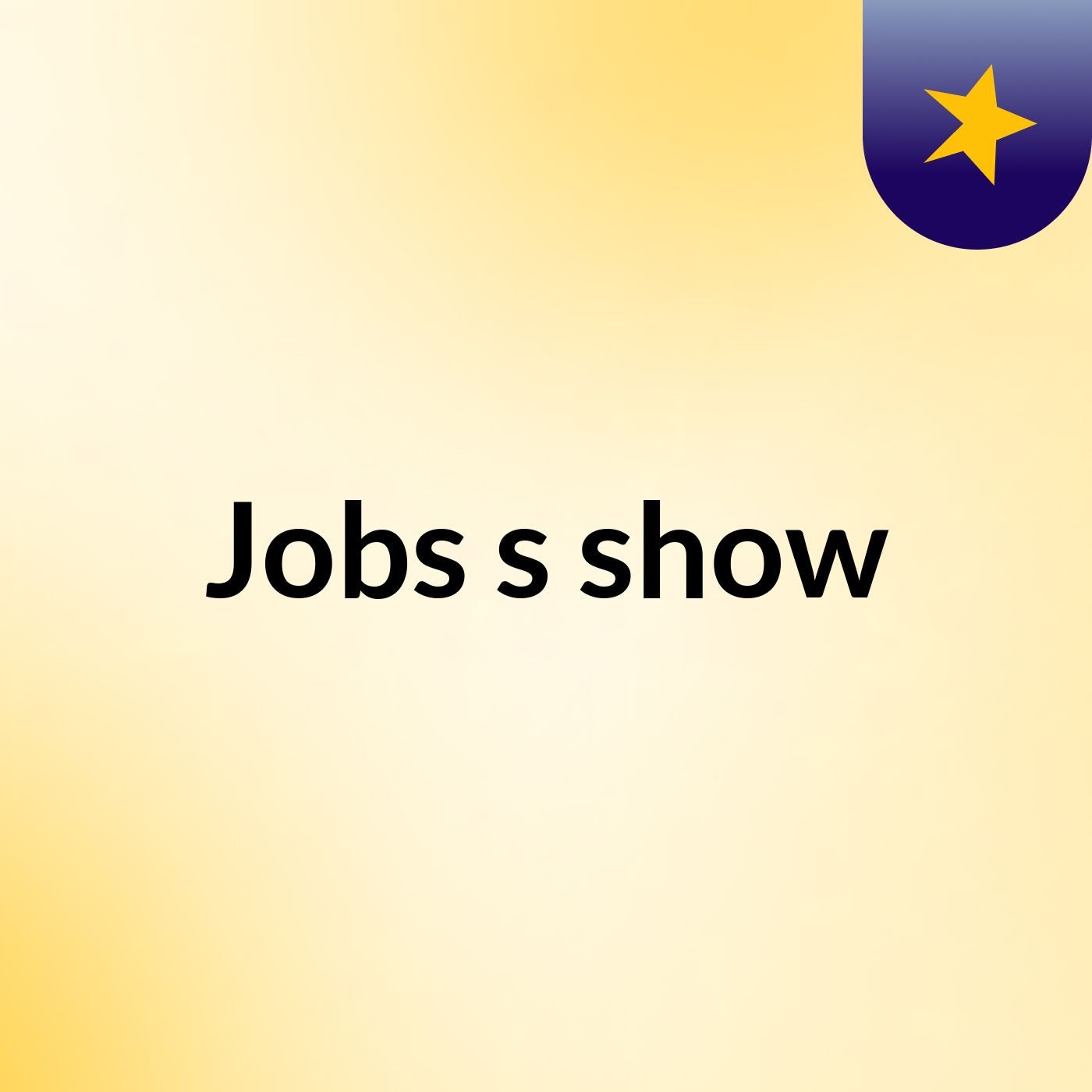 Jobs's show