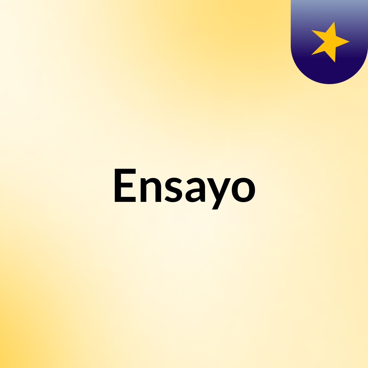 Ensayo