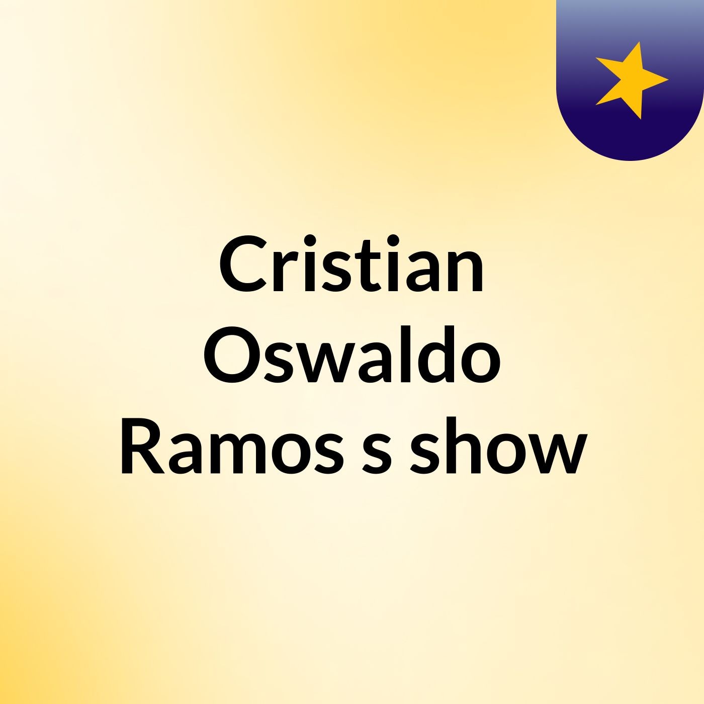Cristian Oswaldo Ramos's show