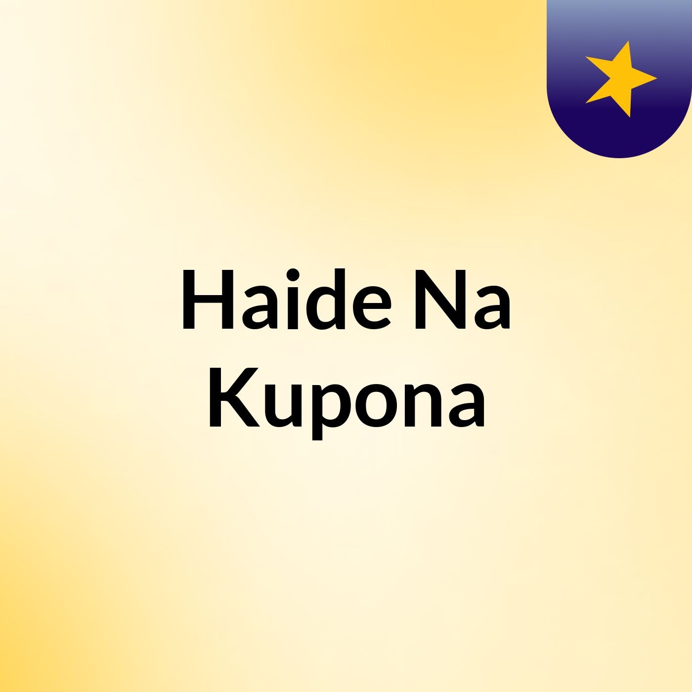 Haide Na Kupona