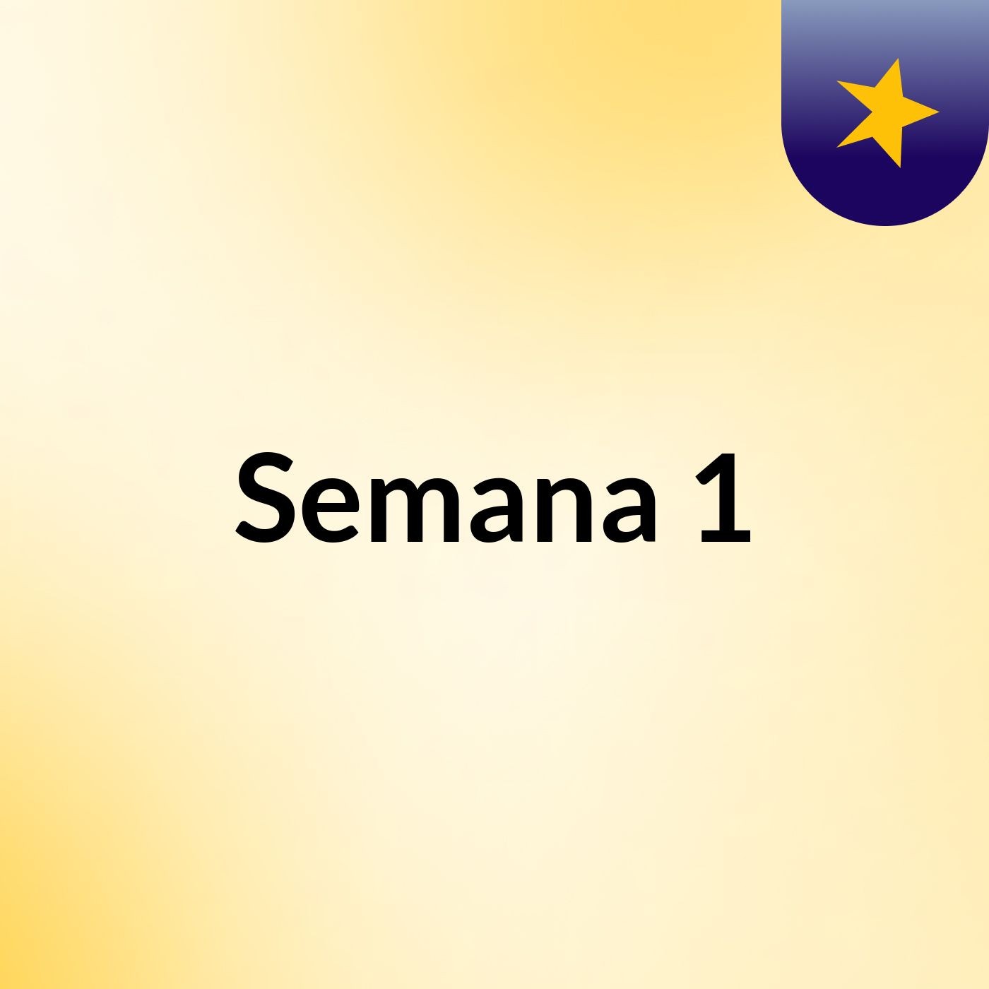 Semana 1
