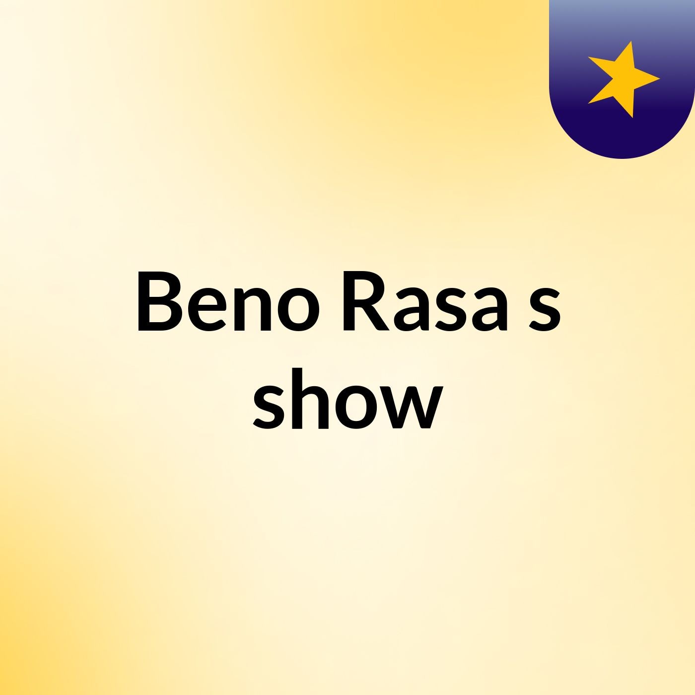 Beno Rasa's show